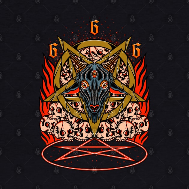 Pentagram 666 by ILLUSTRA.13